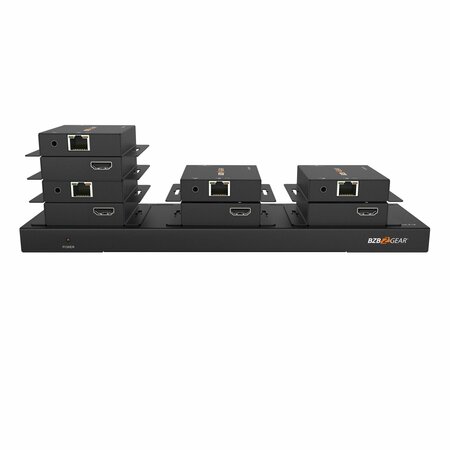 BZBGEAR 1X8 1080P/4K30 HDMI Splitter/Distribution Amplifier up to 230ft over Category Cable BG-HDA-E18